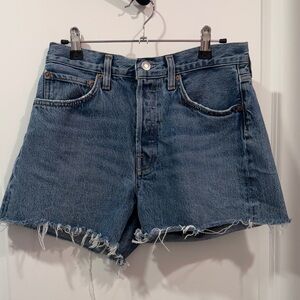 Agolde Parker Long denim shorts size 26
